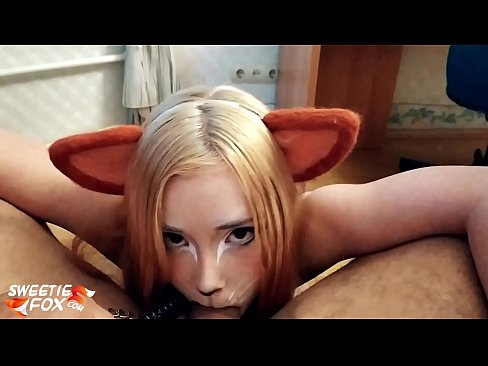 ❤️ Kitsune κατάποση κόκορας και σπέρμα στο στόμα της ❤️ Πόρνο ❌️
